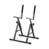On-Stage RS7000 Tilt-Back Amp Stand (Setup for Guitar Combo Amplifiers and Speakers, 150 lb Capacity, Adjustable Height, Nonslip Rubber Arms...