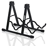 Rok It A-Frame Double Guitar Stand; Holds Most Standard Electric and Acoustic Guitars (RI-GTRAU2X)